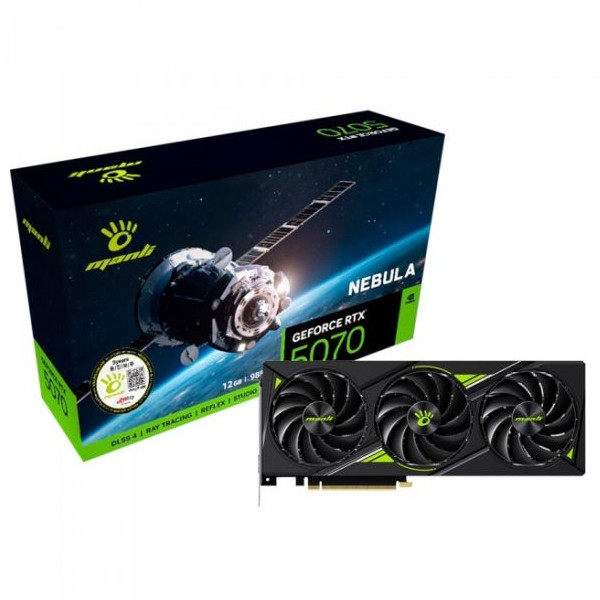 MANLI GeForce RTX 5070 Nebula D7 12GB / Gaming Graphics Card / Express