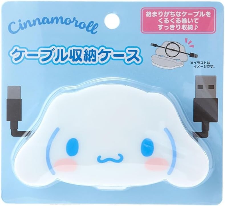 Sanrio Sanrio Cable Storage Case Cable Holder Cinnamon Roll 5.4 x 10.2 cm 240451