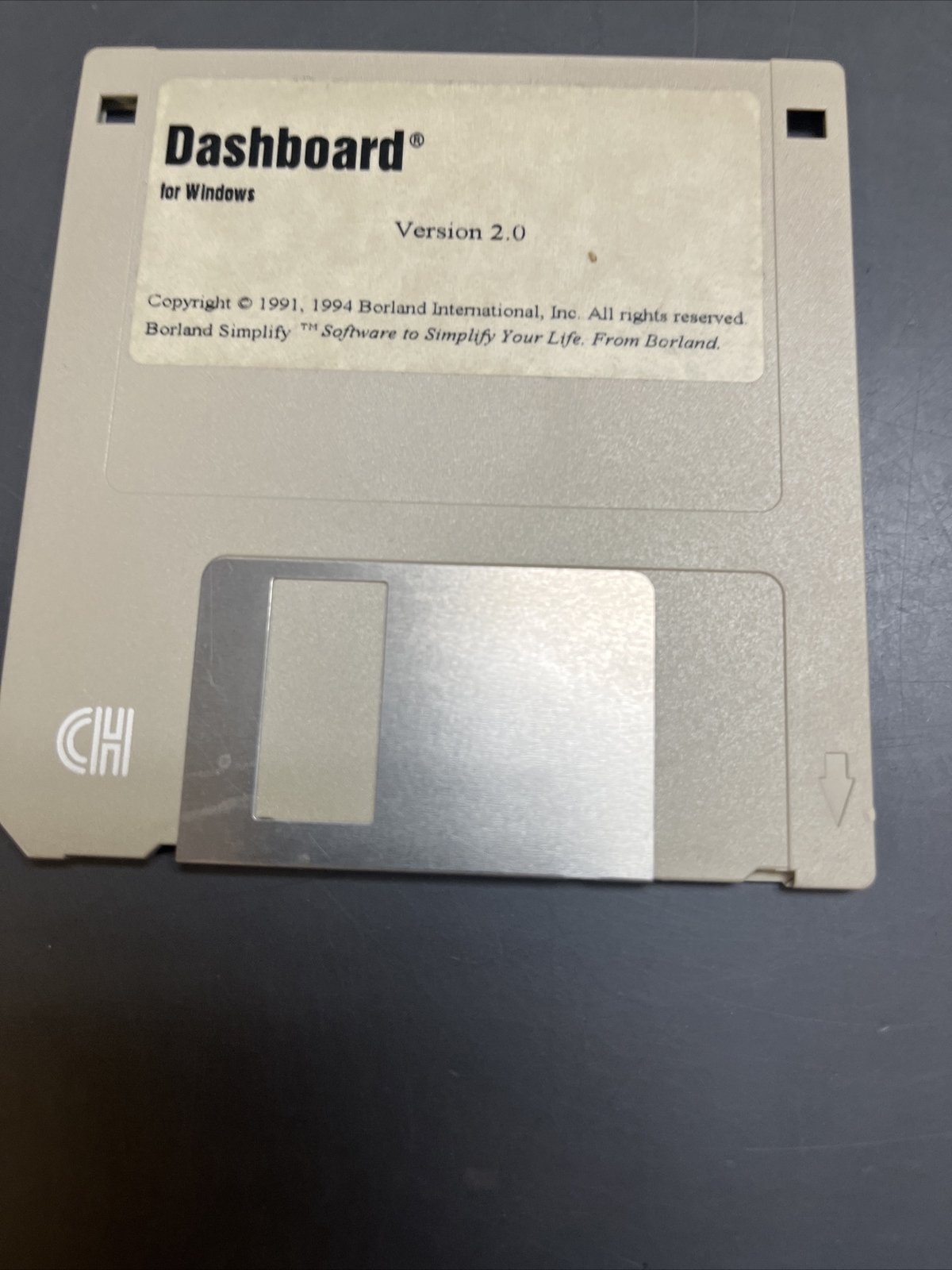 Borland Dashboard For Windows Version 2.0 (1 3.5” Floppy Disk)