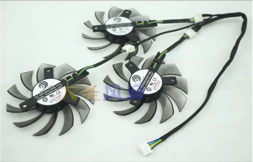 Graphics Card Fan PLD08010S12HH T128010SU For Gigabyte GV-N960 N970 N980