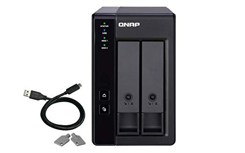 Qnap TR002US 2 Bay USB-C DAS w/ Hardware RAID - 2 x HDD