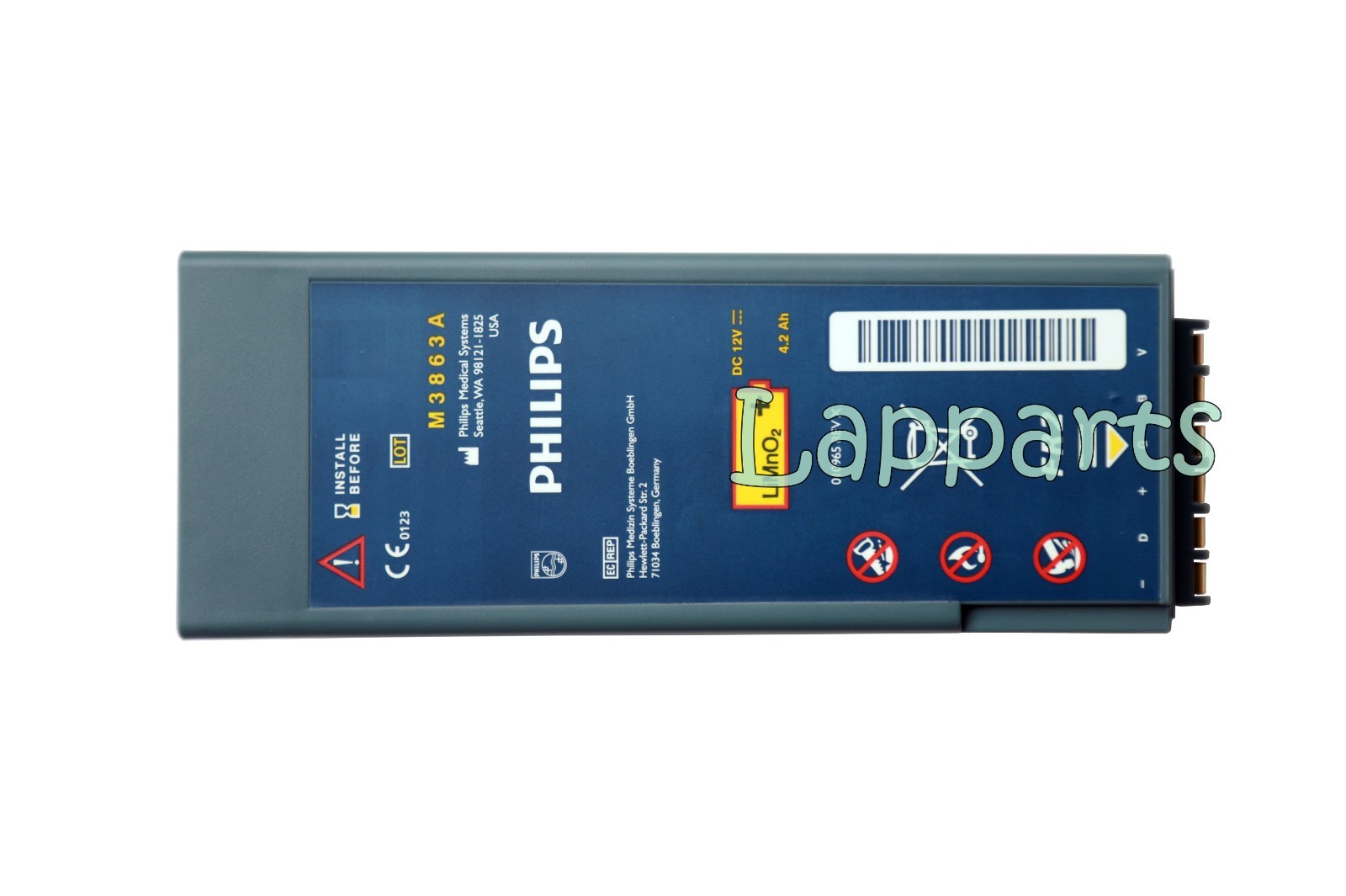 New M3863A M3860A M3861A M3840 Battery for Philips HeartStart FR2, FR2 +