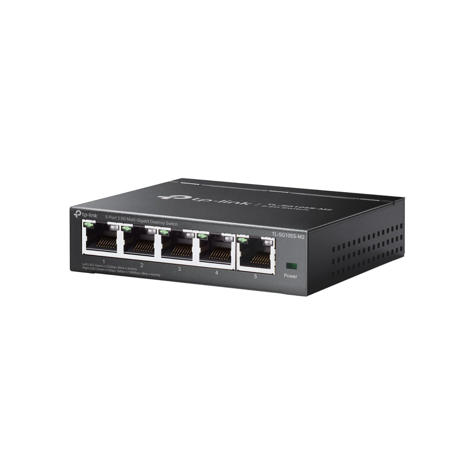 TP-Link TL-SG105S-M2, 5 Port Multi-Gigabit 2.5G Unmanaged 5 Port, 2.5G, Black