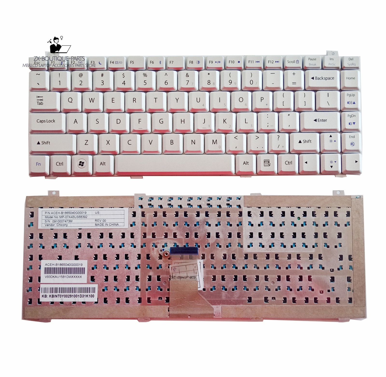  New For Gateway M-6000 M-520 US Keyboard