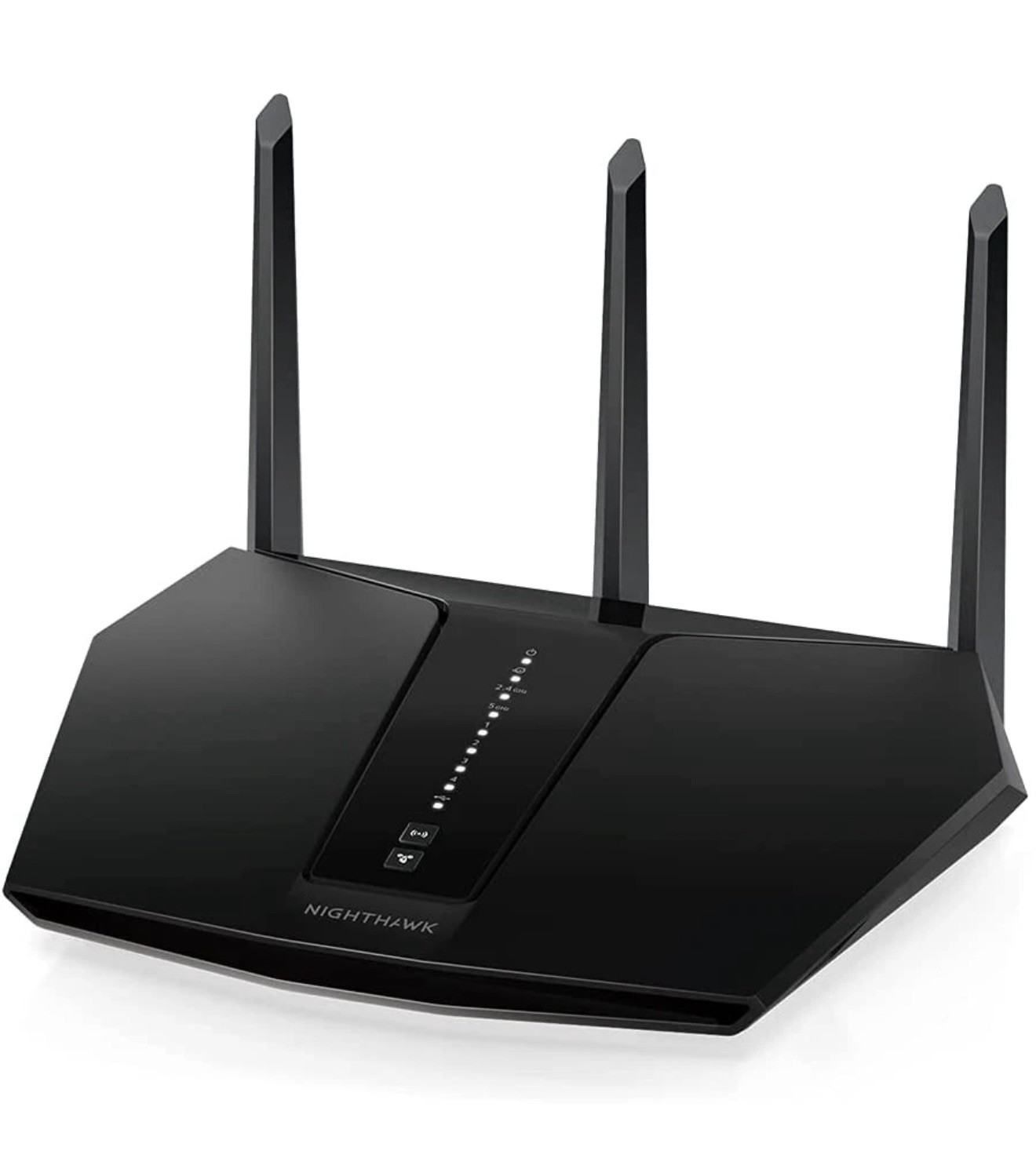 Netgear RAX29-100NAS Nighthawk AX2400 WiFi 6 Router, Black