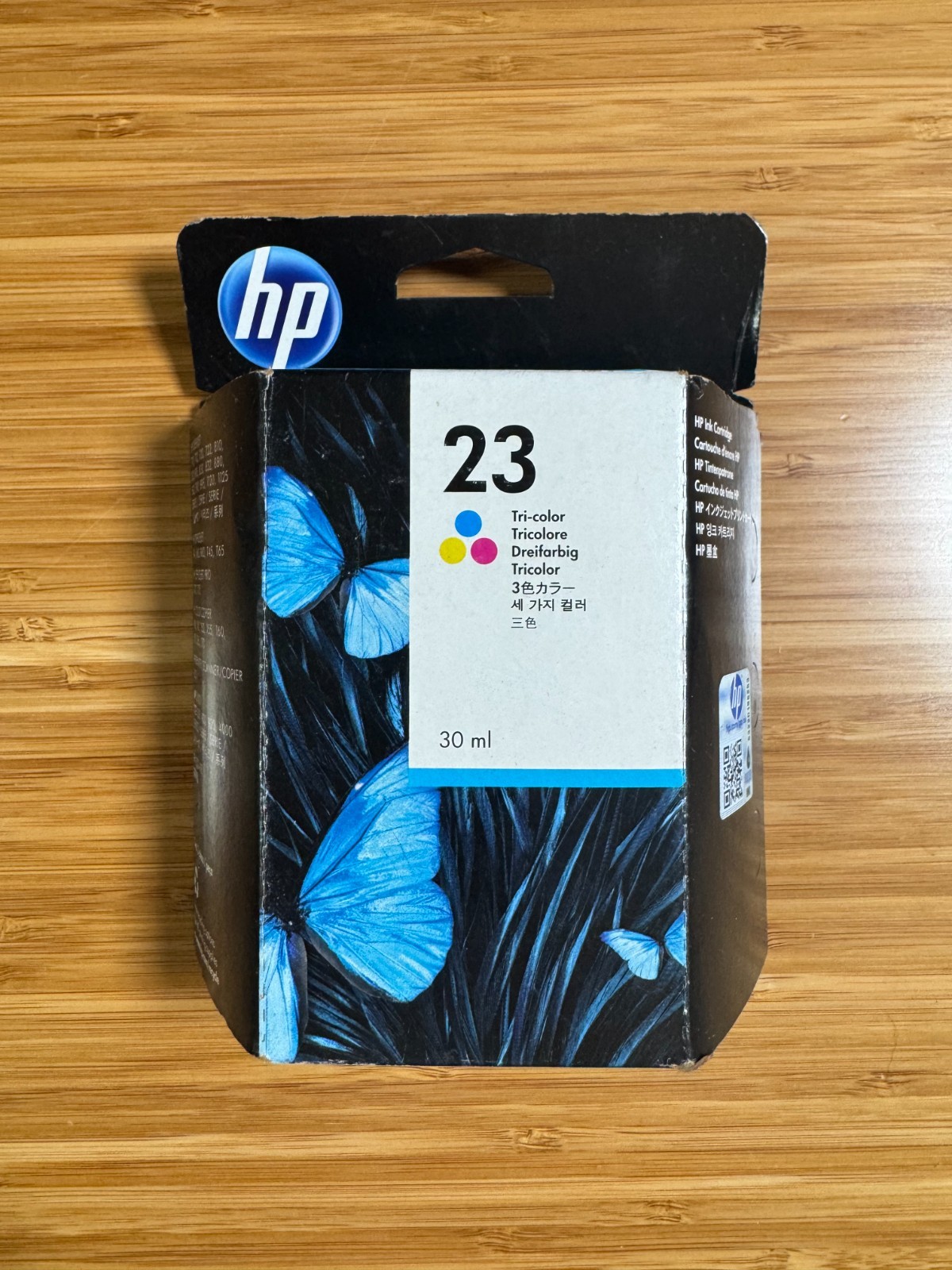 HP 23 Tri Color Ink Cartridge for OfficeJet DeskJet Printer Genuine New In Box