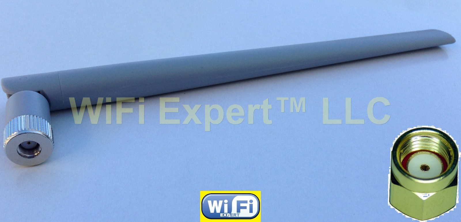 7dBi Grey Dual-band dipole 2.4/5.8GHz AC Mode RP-SMA High Gain Omni Antenna USA