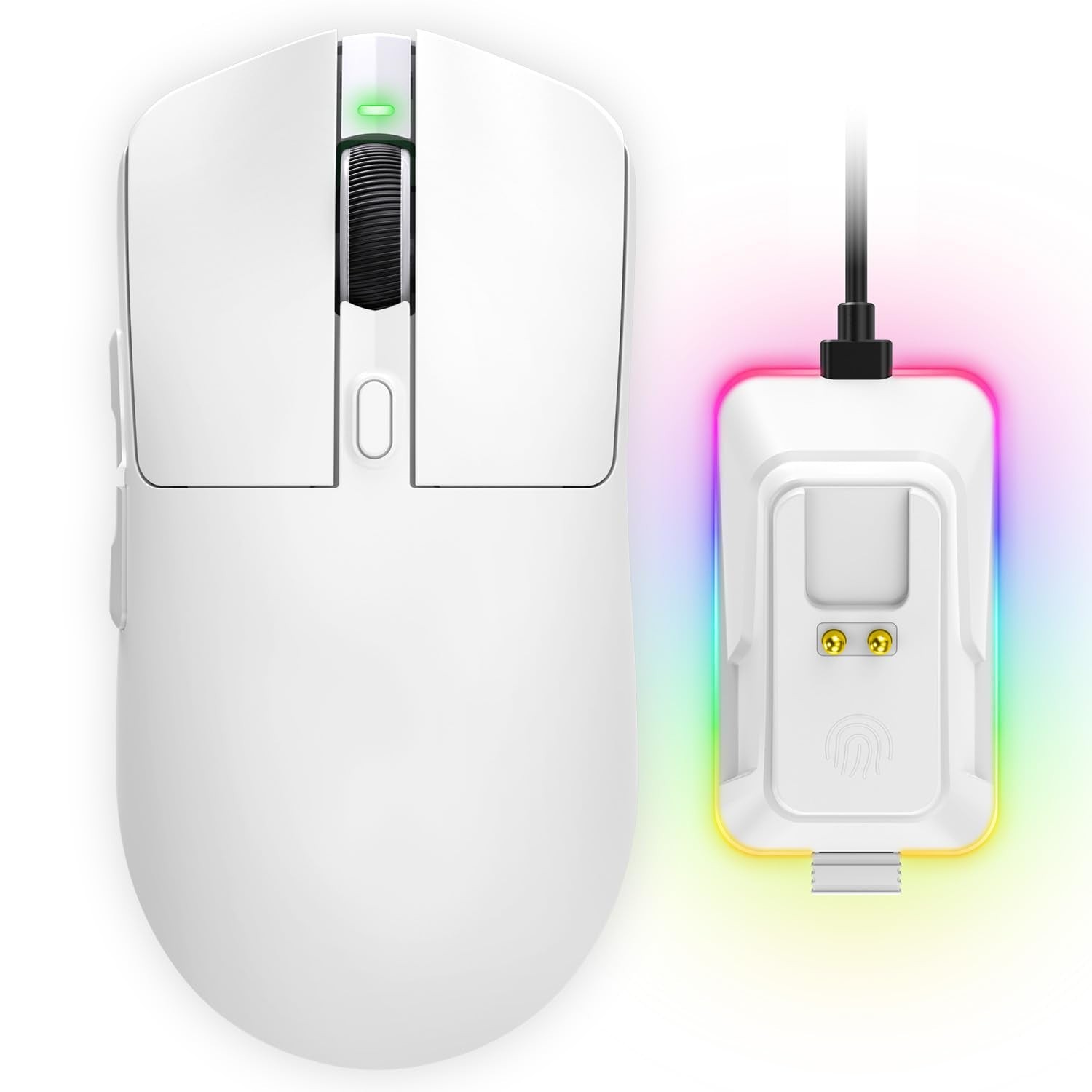 Wireless Gaming Mouse, Tri-Mode 2.4GHz/USB-C/Bluetooth Wireless Mouse with RGB C
