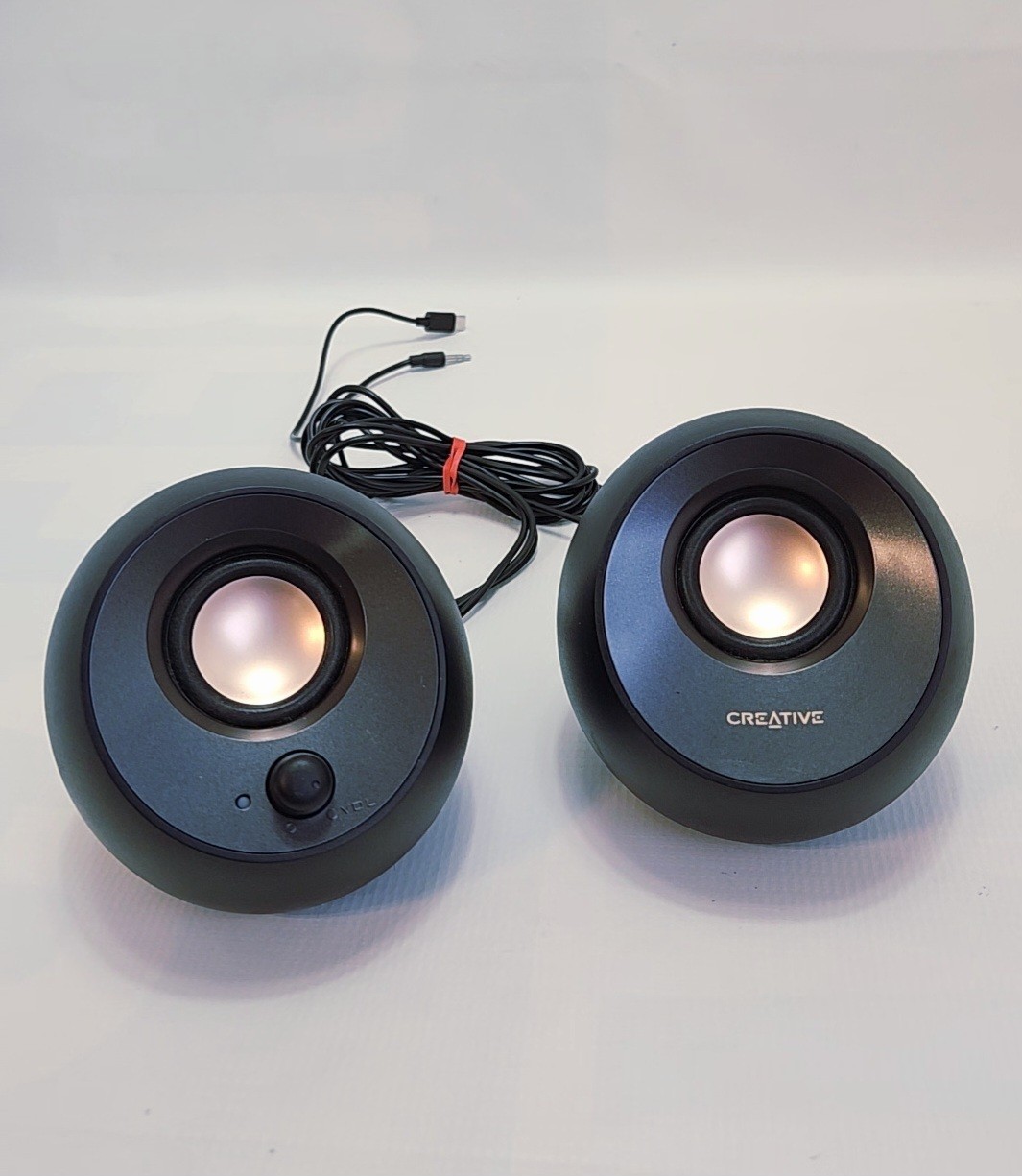 Creative Pebble V2 Minimalistic 2.0 USB C Powered Desktop Speakers -No Converter