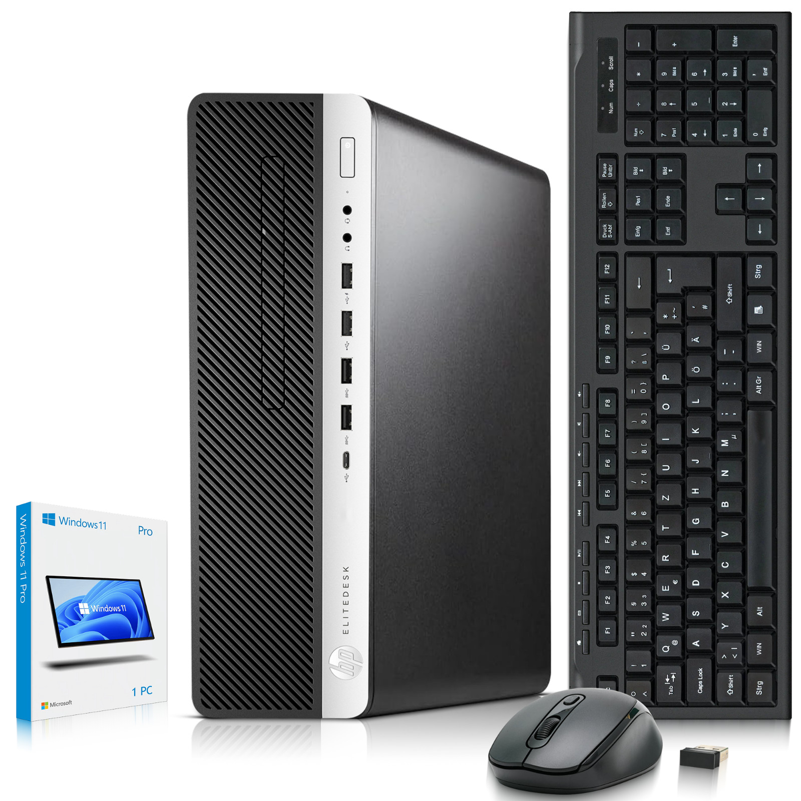 HP 800 G3 Desktop PC Intel i5-7th 32GB RAM 1TB SSD 1TB HDD Wi-Fi Windows 11 Pro