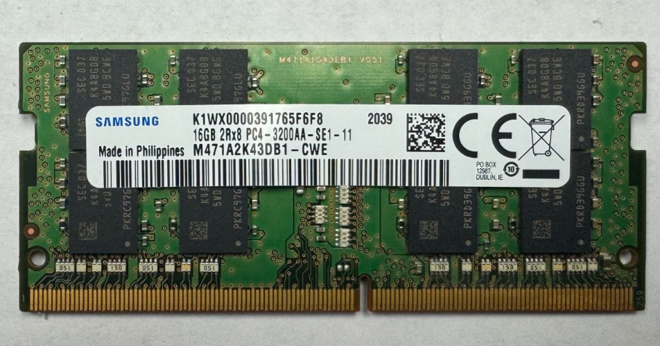 OEM Samsung HP 16GB 2RX8 3200AA Laptop Mini Desktop All In One Memory L47726-001