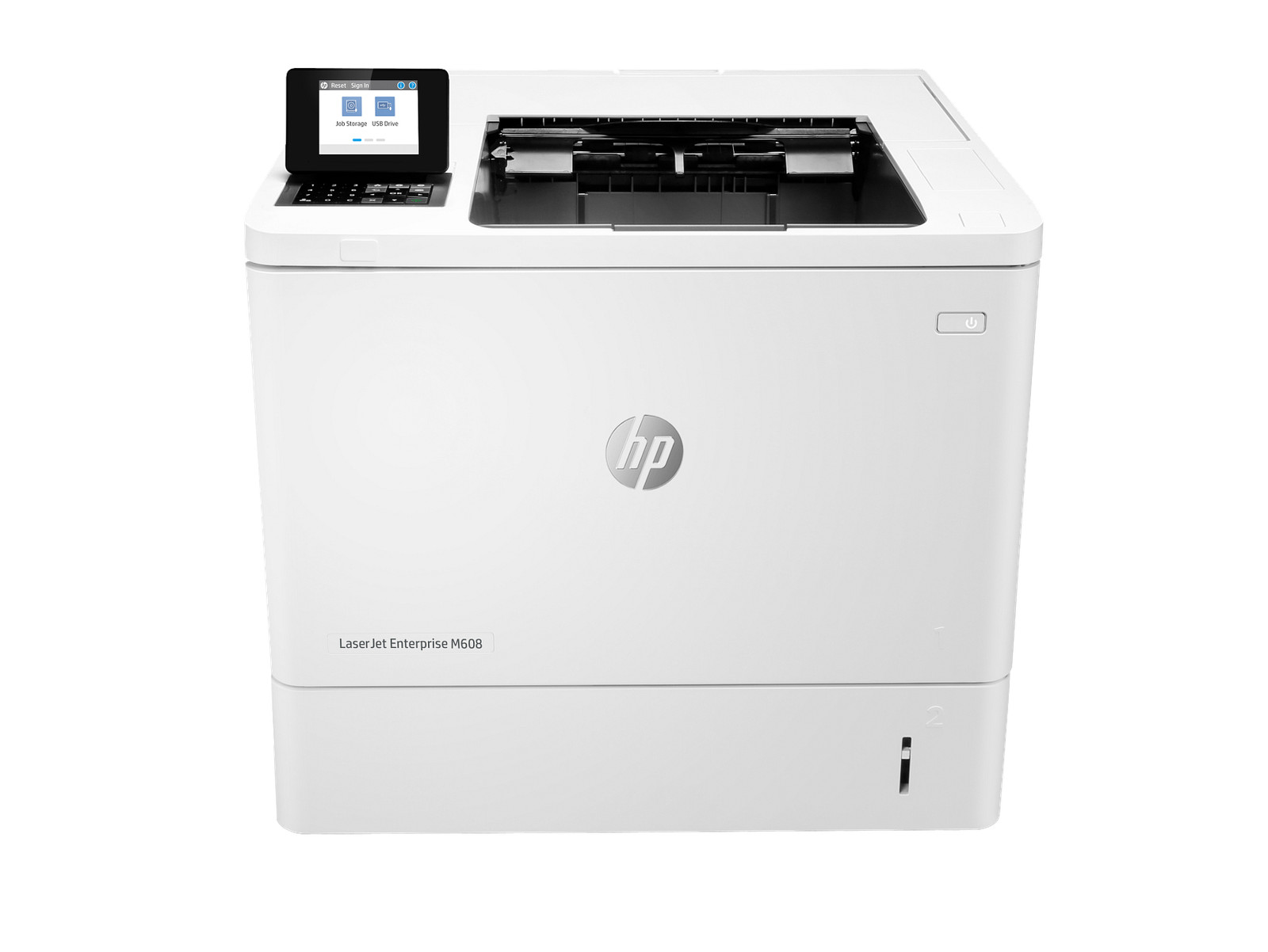 HP LaserJet Enterprise M608n Laser Printer, Black And White Mobile Print Up to