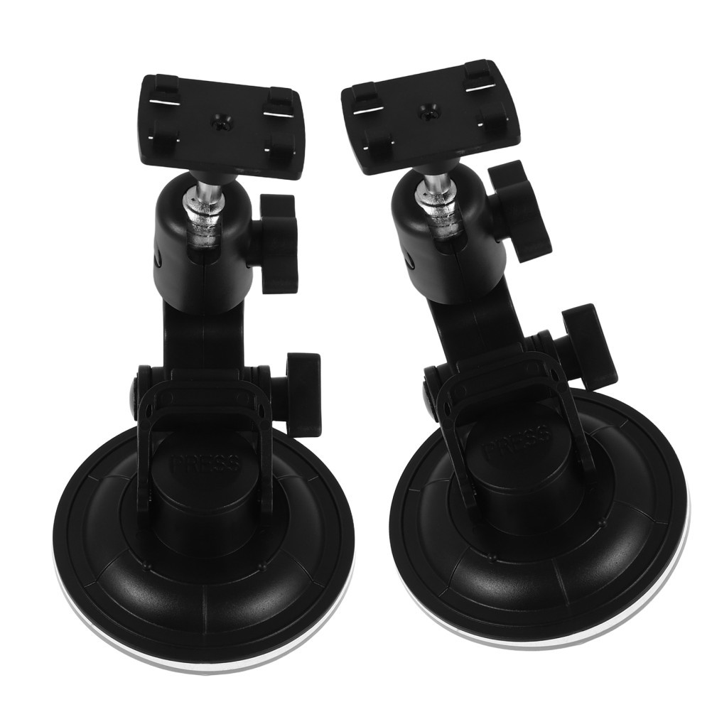 2pcs Black Car Phone Holder with Suction Cup, Windshield Mount