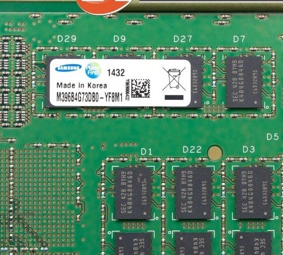 SAMSUNG IBM 32GB PC3-12800 DDR3 ECC Server Memory RAM, M396B4G73DB0-YF8M1