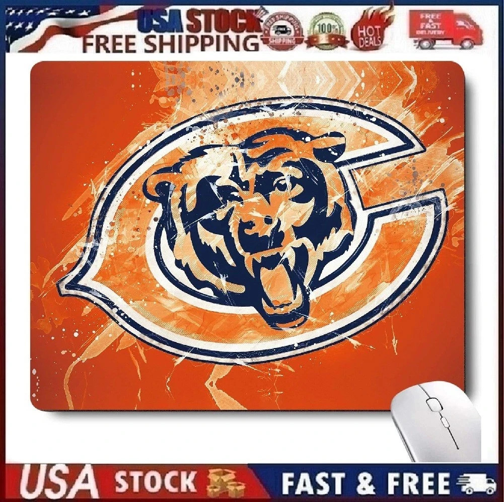NFL Chicago Bears Logo Mouse Pad Gaming Mouse Pad, For Bears Fans