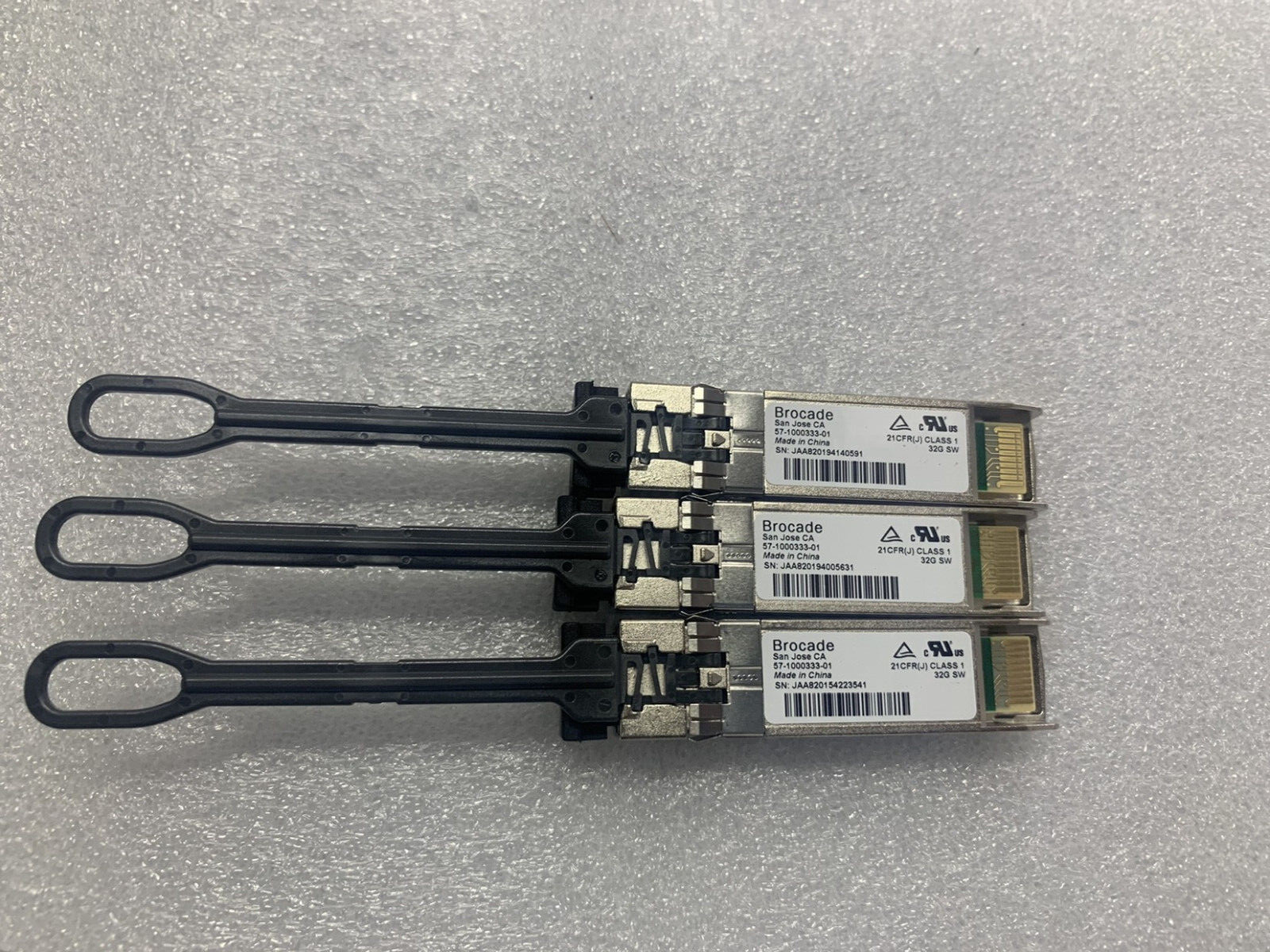 1pcs Brocade 57-1000333-01 32GB Fibre Channel 850nm FC SWL SFP+ Transceiver