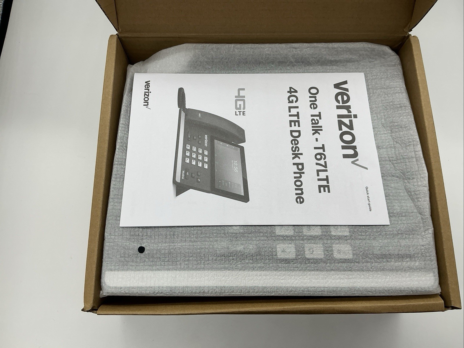 Yealink T67 Lte Desk Phone (Verizon Wireless) Pre-Owned, Boxed, Great Open Box