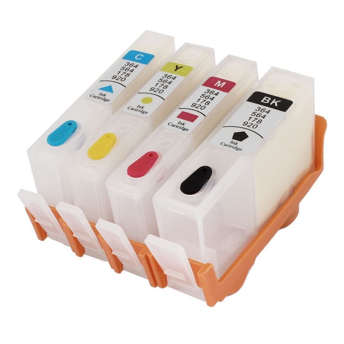 4 PK Empty Refillable ink cartridge with chip for HP 920 XL OfficeJet 6500 6500a