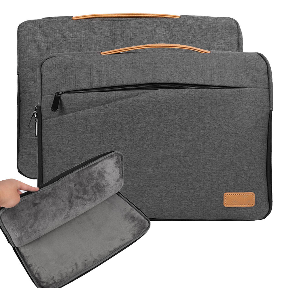 Gray Nylon Soft Padded Laptop Case Travel Carry Bag For 13" HP Pavilion x360 13