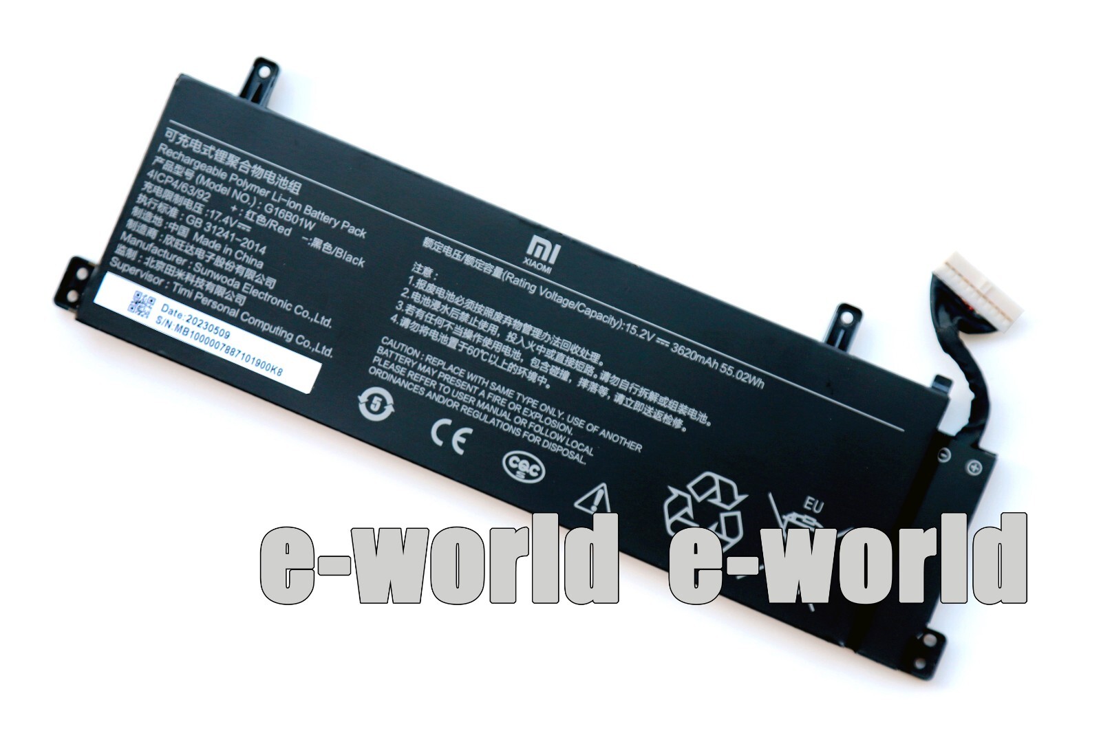 55.02Wh New Genuine G16B01W OEM Battery for Xiaomi Redmi G 16.1 Gaming Laptop
