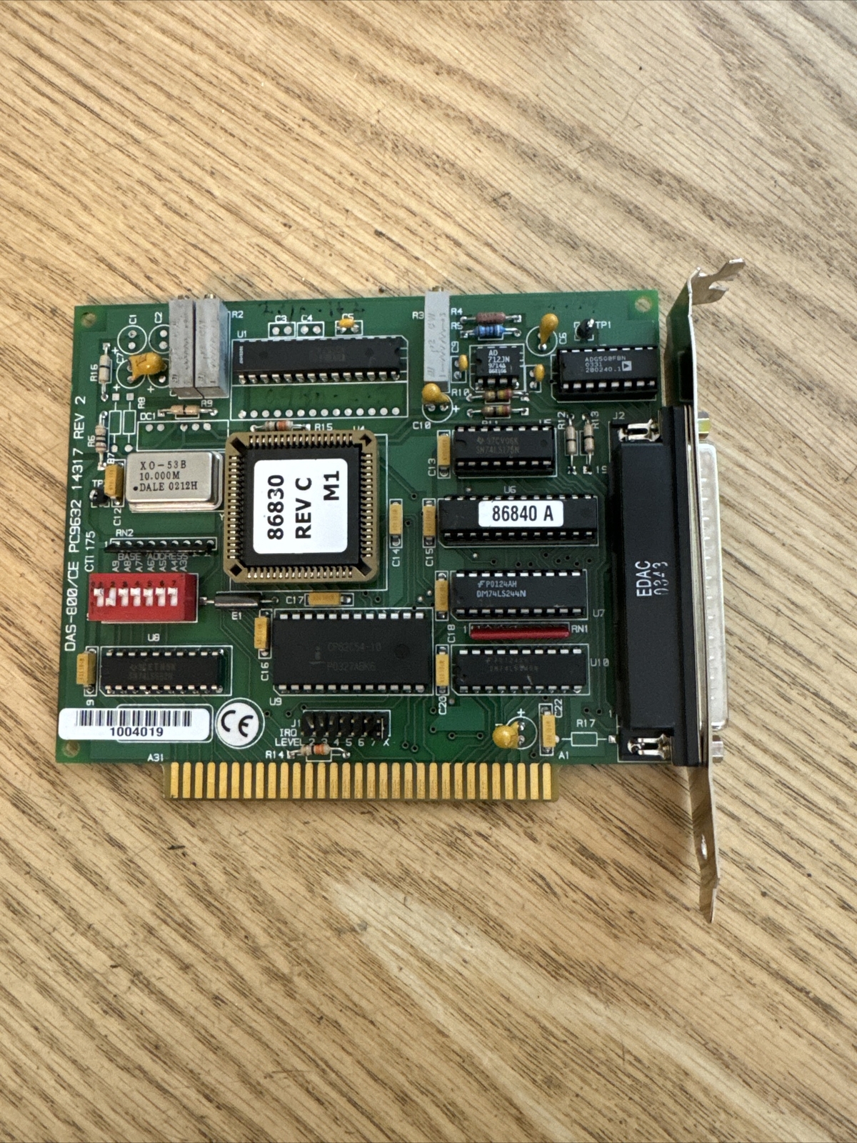 1pc for 100% test DAS-800/CE PC9632 14317 REV 2