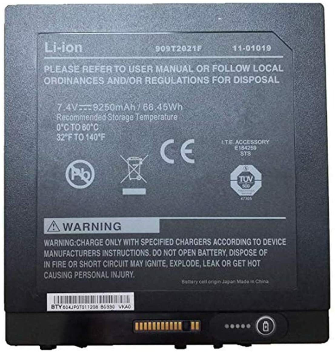 BTP-87W3 BTP-80W3 909T2021F Battery for Xplore XC6 iX104C3 iX104C4 iX104C5 iX104