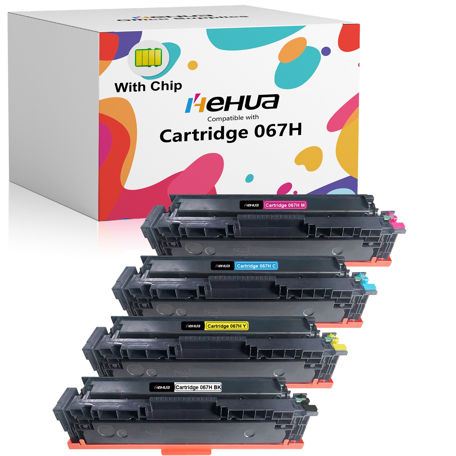 067H Toner Cartridge Compatible Replacement for Canon 67H MF656Cdw With Chip LOT