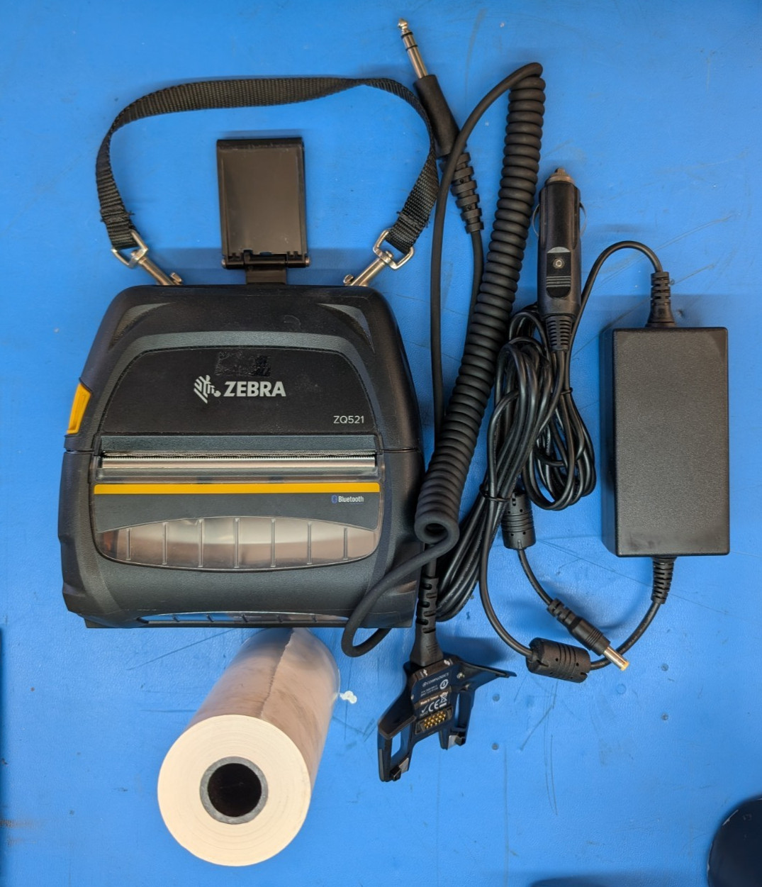 *TESTED* Zebra ZQ521 Bluetooth Thermal Label Printer ZQ52-BUE0000-00 w/Charger