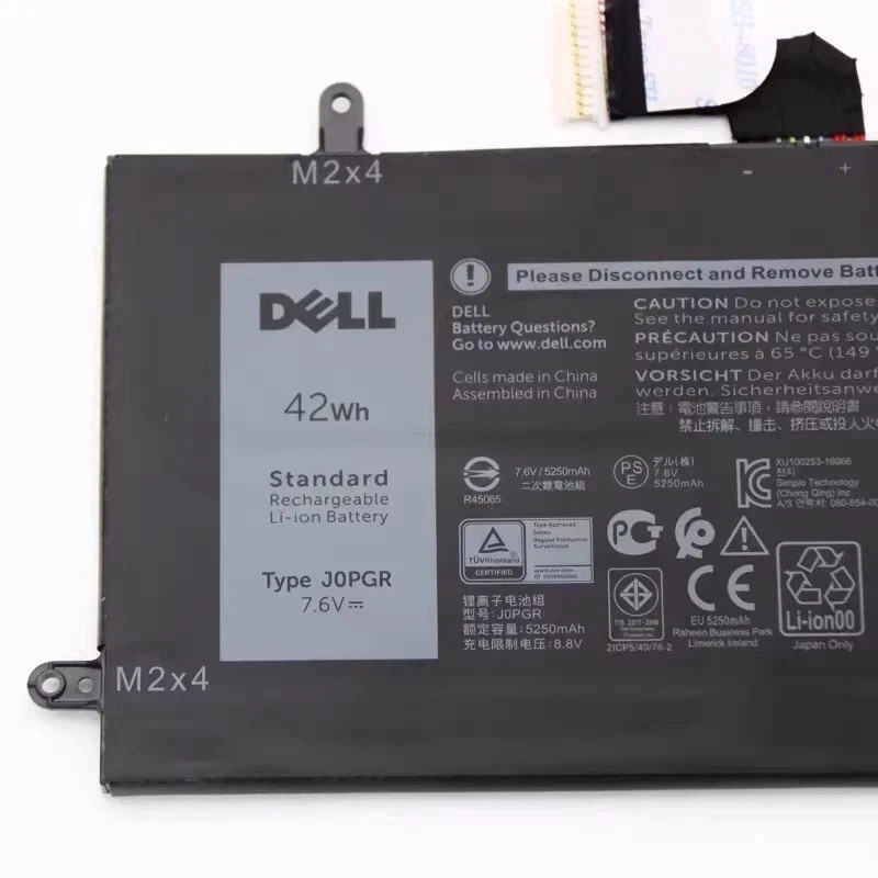 Genuine Dell J0PGR 42Wh 7.6V Battery Latitude 5285 5290 2-in-1 FTH6F X16TW OEM