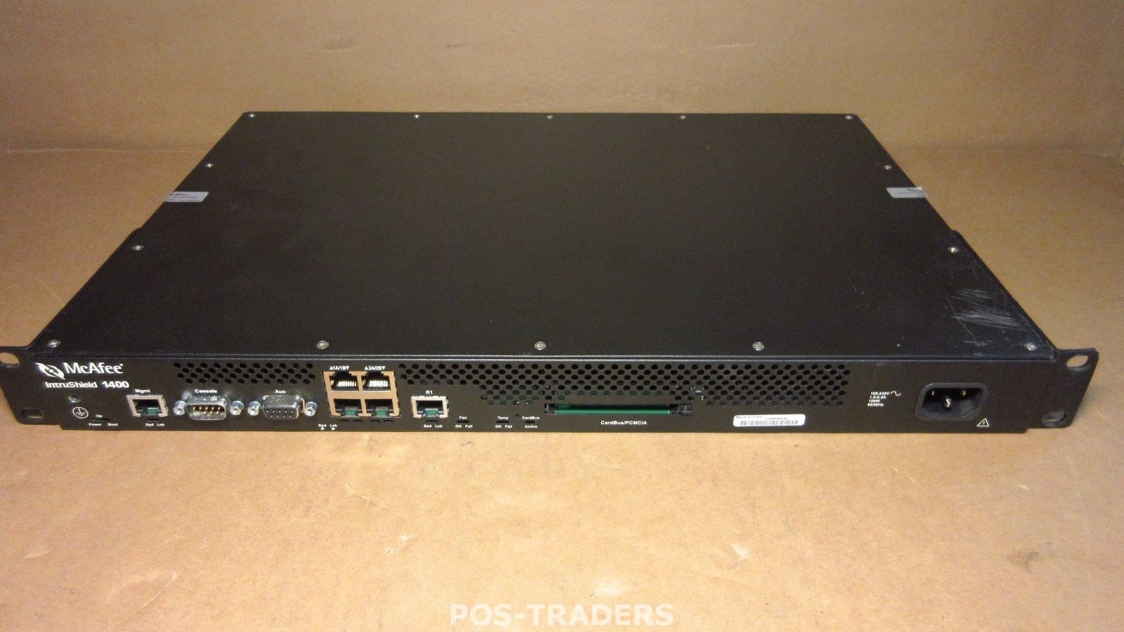 McAfee IntruShield I-1400 4-Port 200Mbps IPS Firewall Security Platform Network 