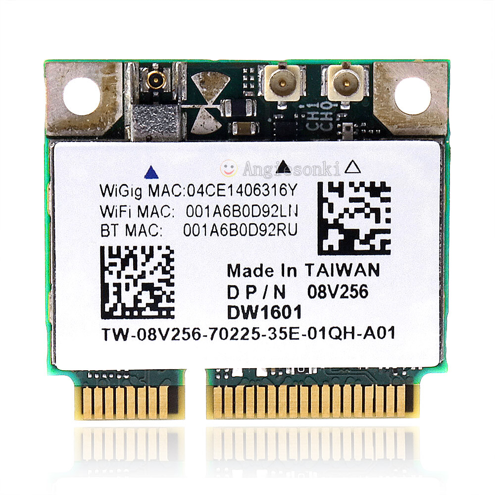 Dell Wireless DW1601 QCA9005 8V256 WiGig 802.11AD 7Gbps Half Mini Wireless Card