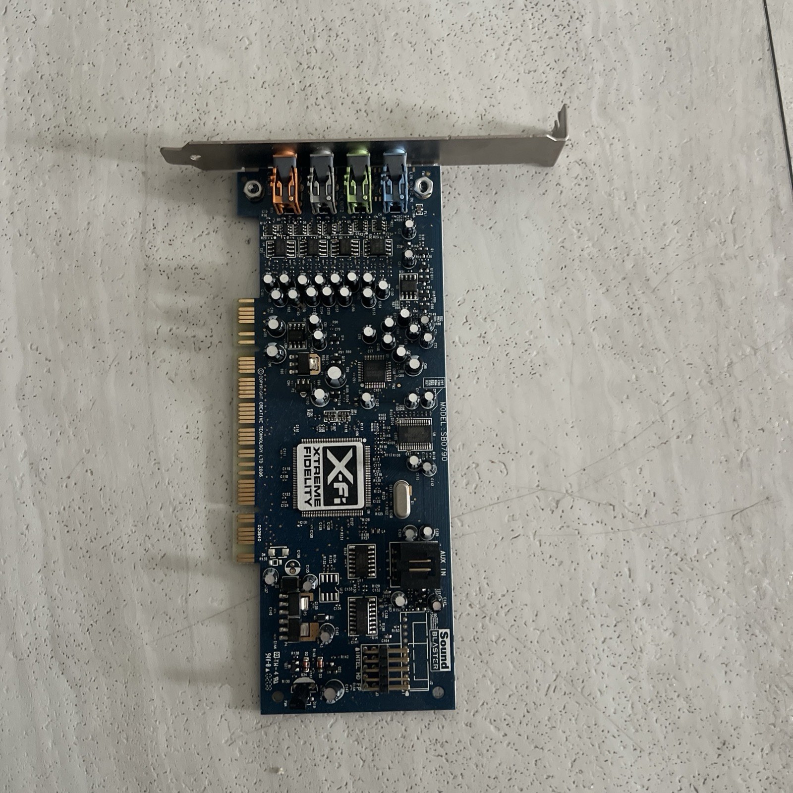 CREATIVE SOUND BLASTER X-FI XTREME SB0790 7.1CH PCI SOUND CARD