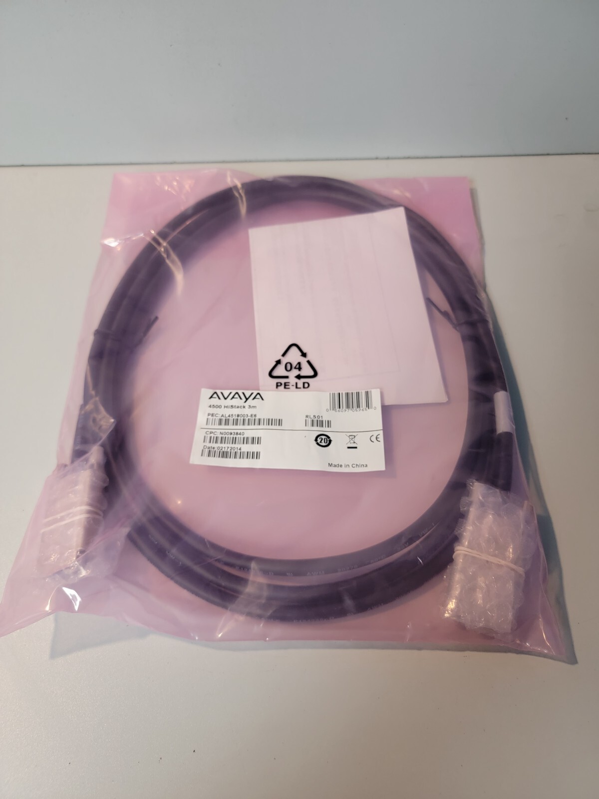 AVAYA NORTEL 4500 HISTACK 3M CABLES AL4518003-E6