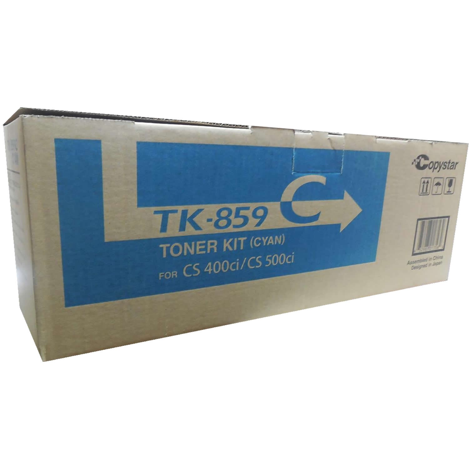Kyocera Copystar TK859C Copier Toner Kit Cyan 200Ci 300Ci Genuine OEM Quick Ship