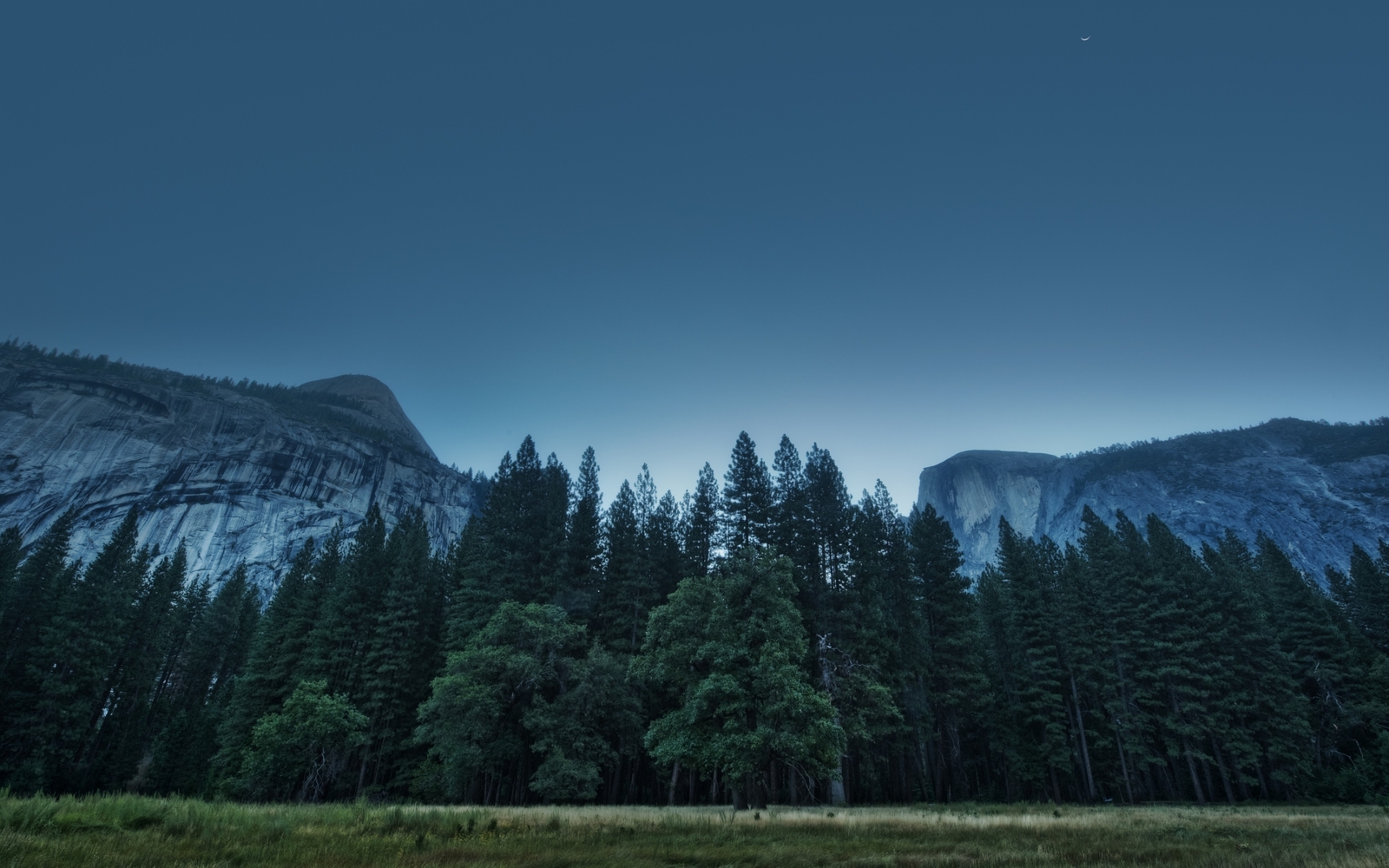 Landscape nature pine trees yosemite valley national Custom Gaming Mat Desk