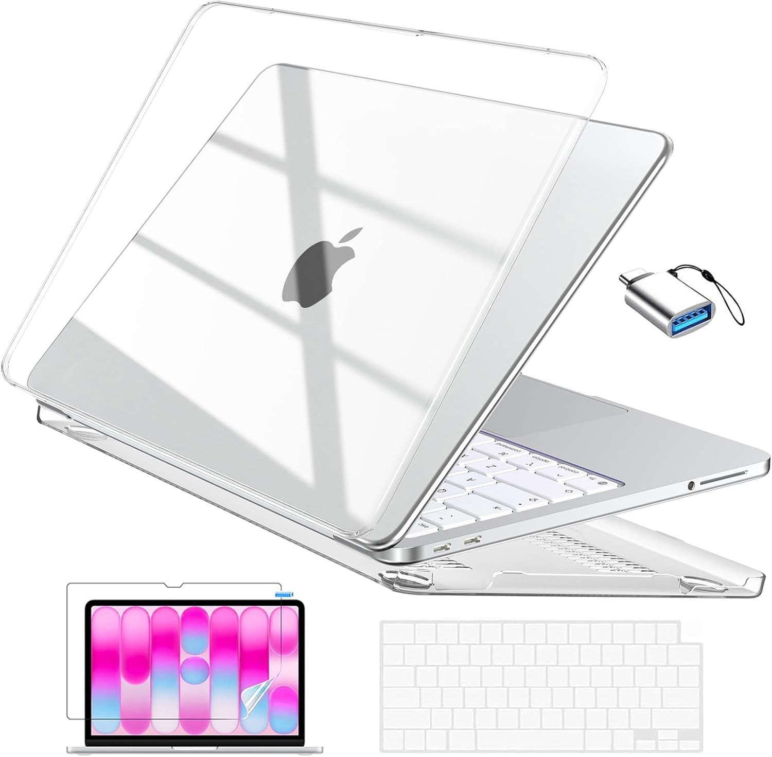 MacBook Neo Case 13 inch 2026, Scratch Resistant, Crystal Clear, Durable Hard Sh