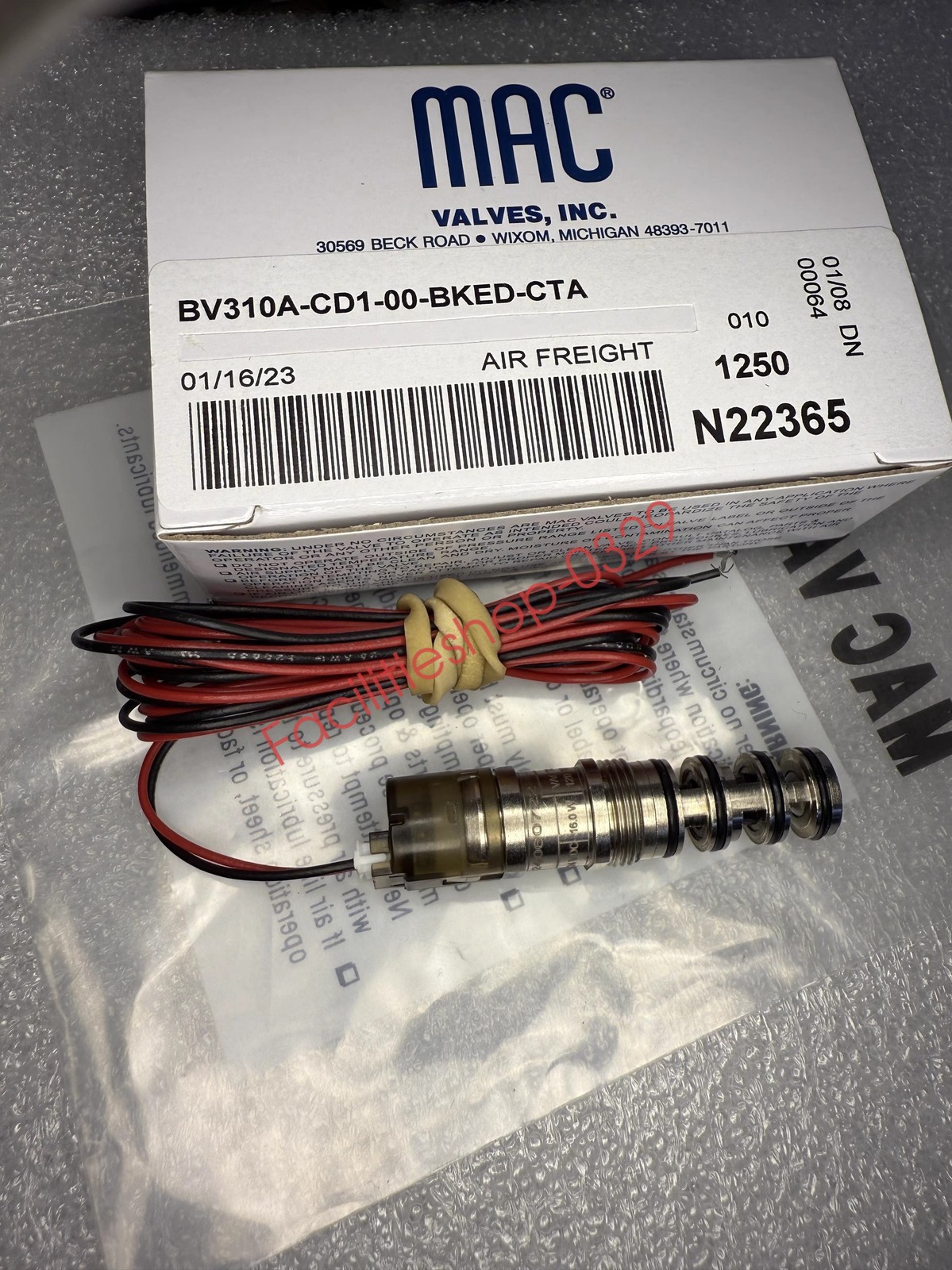 1pcs New MAC Solenoid Valve BV310A-CD1-00-BKED-CTA Bullet valve DHL/FedEx