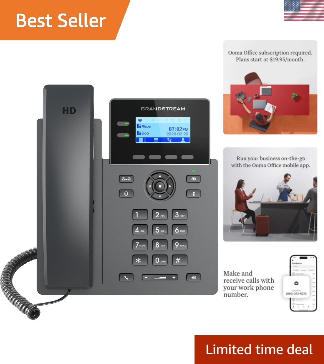 Elevate Communication with 2602W Wi-Fi  Desk Phone - Subscription Required