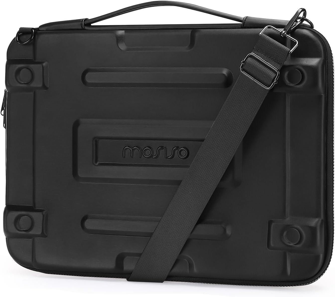 MOSISO Hard Shell Laptop Case Sleeve, 15-16 inch Computer 15.6 Inch, Black