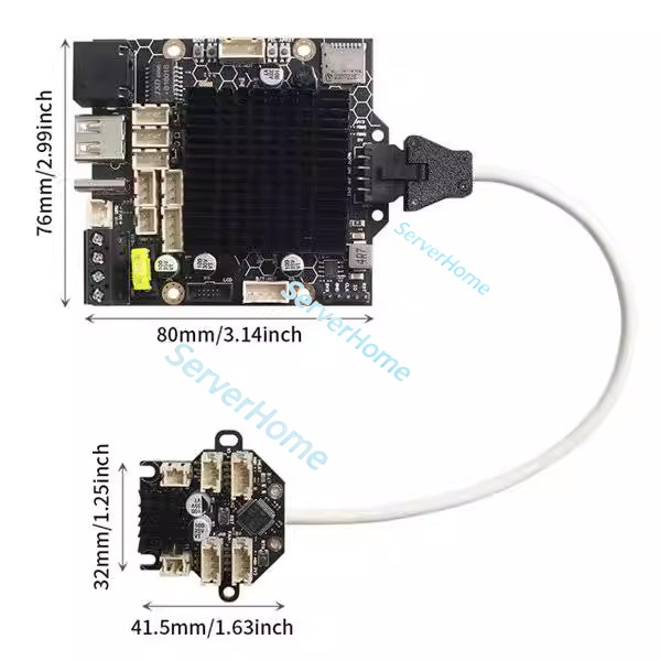Black Bullant Mainboard M36 A35 Tmc2209 GC6609 Klipper for Voron V0 3D Printer*