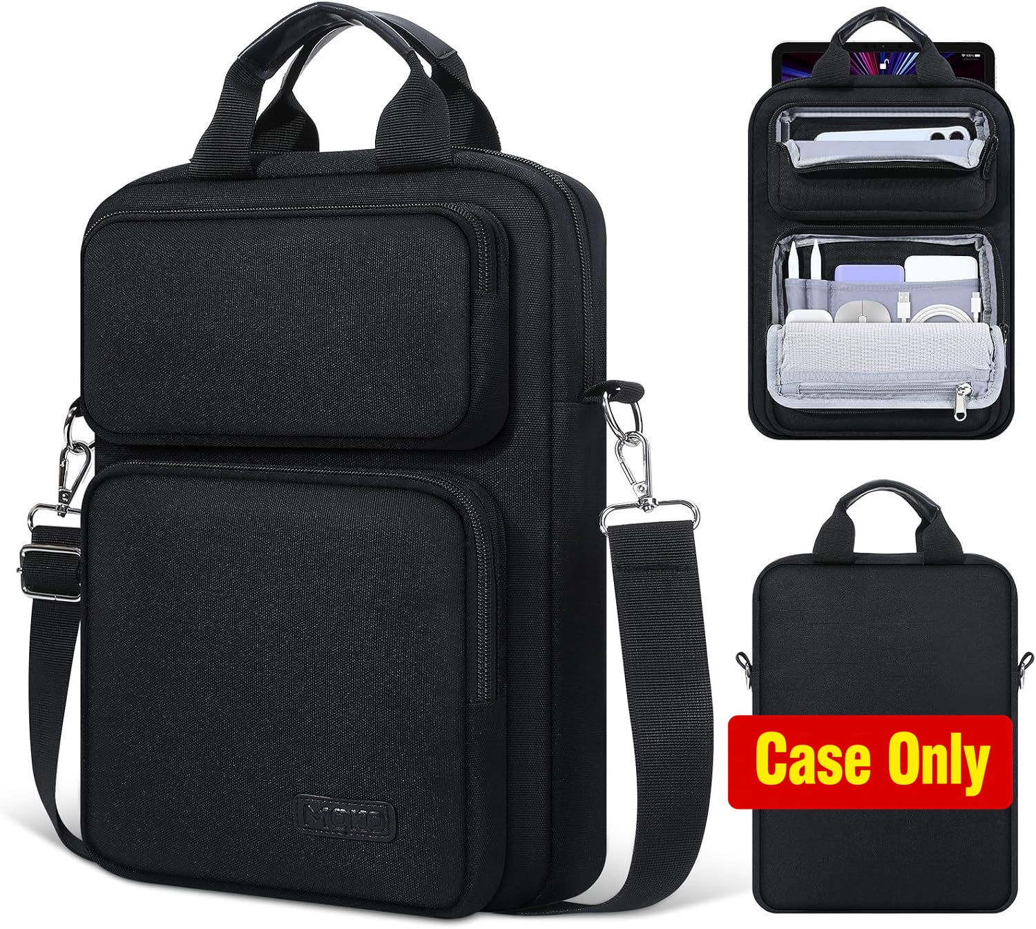 Case for 10-13 inch Tablet Sleeve Bag with Multiple Pockets