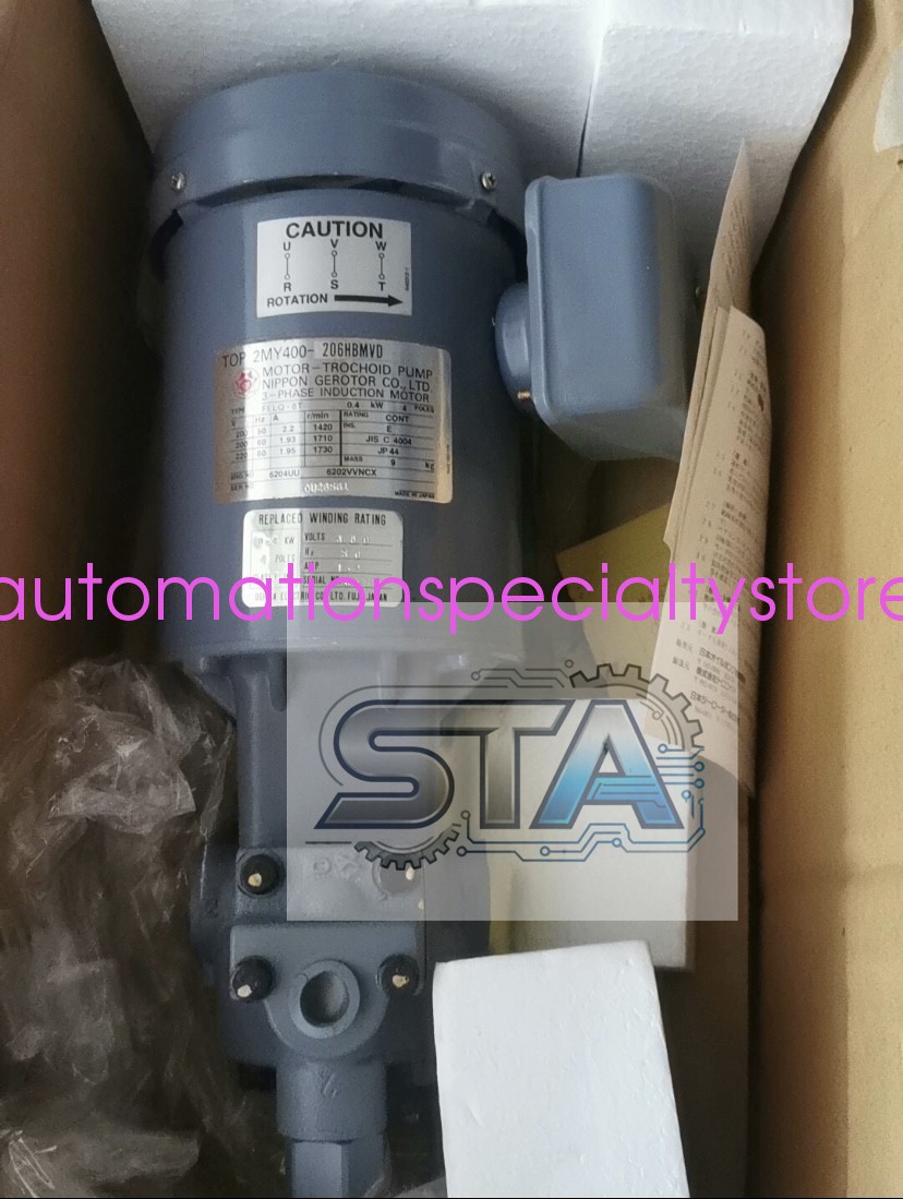 New NOP TOP-2MY400- 206HBMVD Oil pump motor shipping  Via DHL/Fedex
