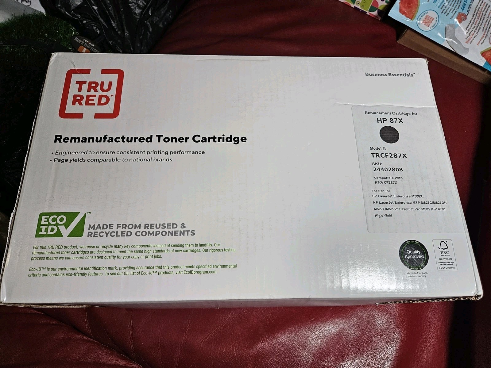 TRU RED HP 87X (CF287X) Black Toner Cartridge TRCF287X