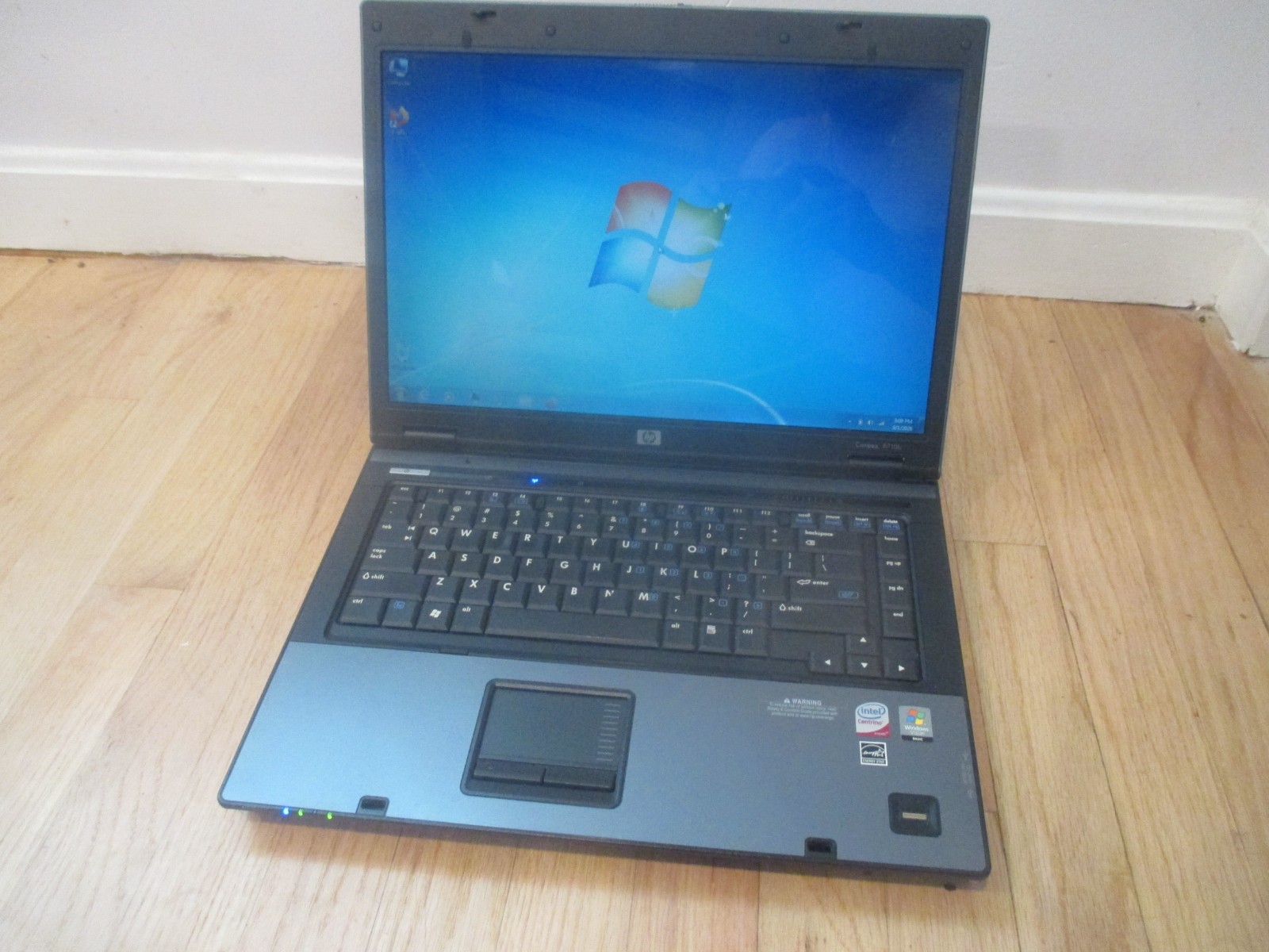 HP Compaq 6710b 15.4" Laptop 2.1GHZ Core 2 Duo 2GB RAM 256GB SDD WIN 7 PRO MINT