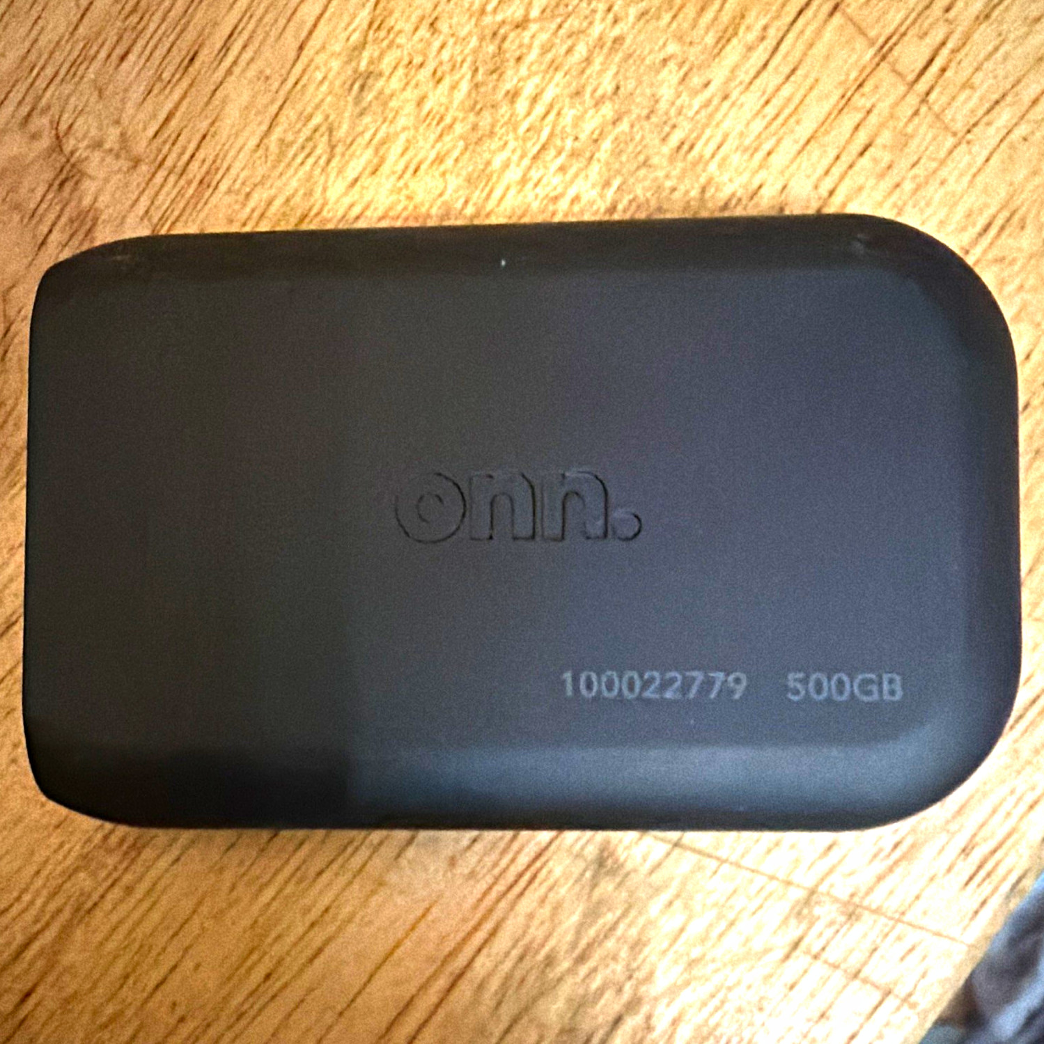 onn. 500GB Portable External HDD USB C Black (100022779)