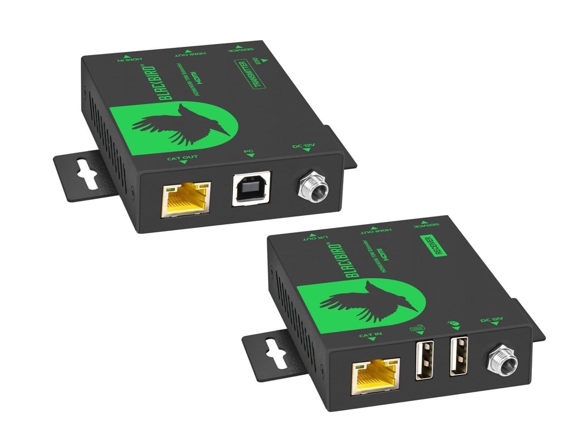 Monoprice Blackbird 4K60 HDMI+KVM Extender 70m P/N 44569