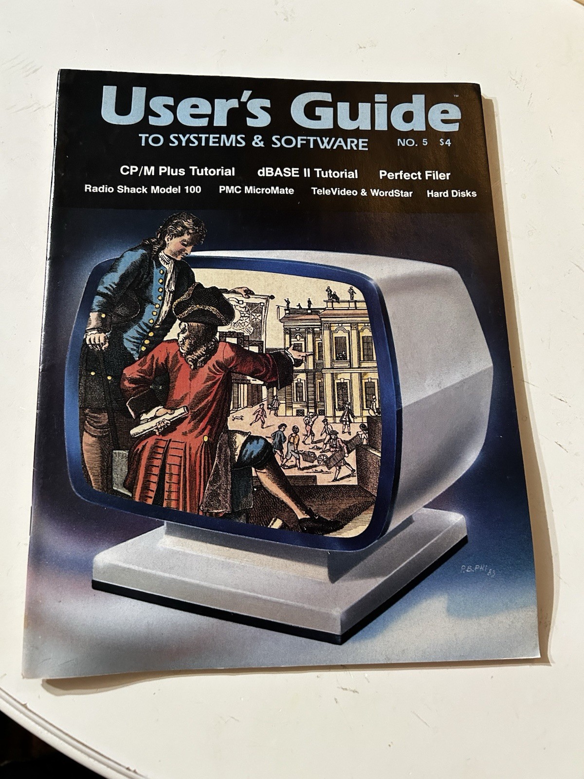 Vintage 1983 User's Guide Magazine No 5 Radio Shack Model 100 CP/M dBASE II