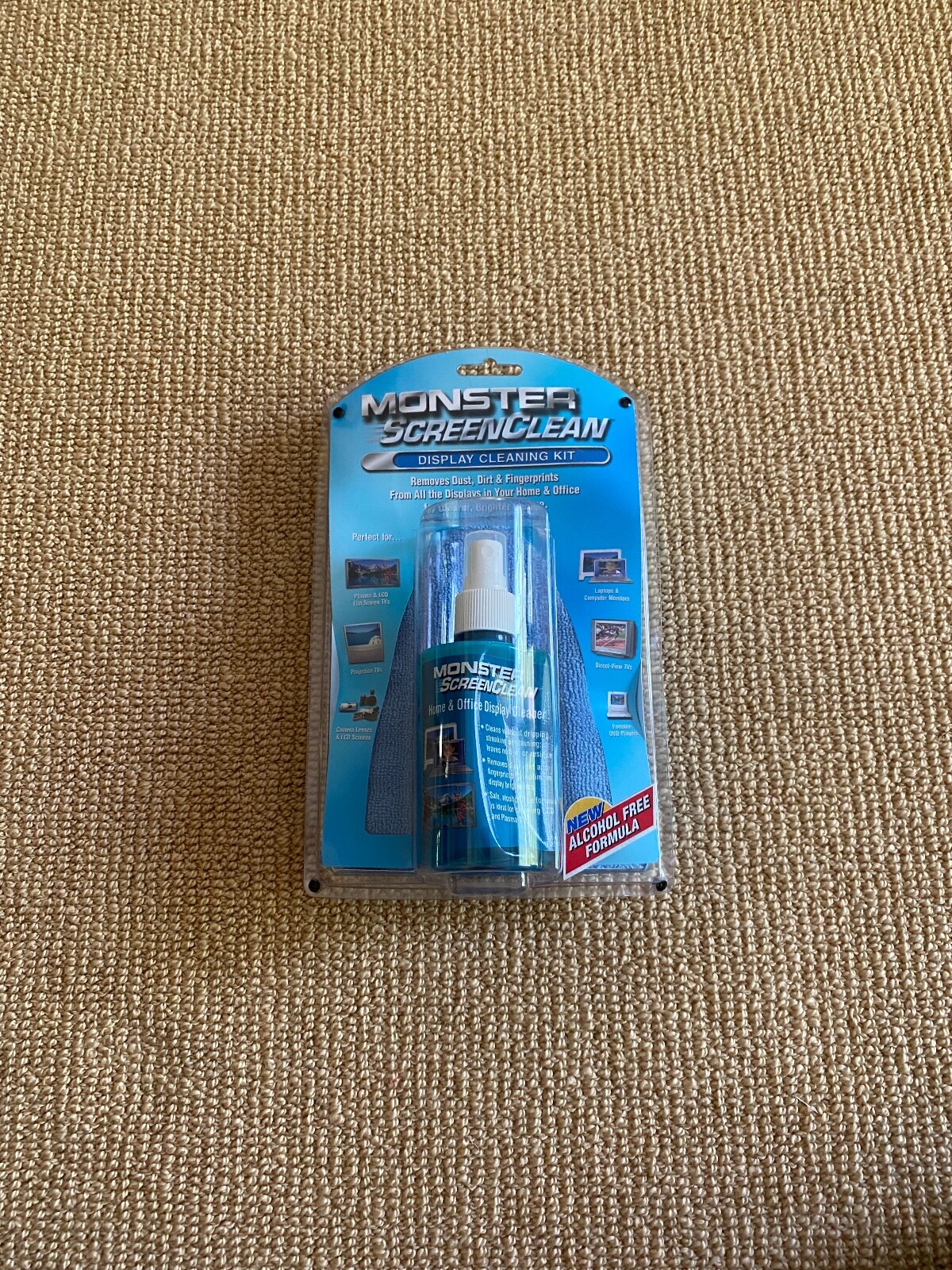 Monster Screen Clean Display Cleaning Kit, New