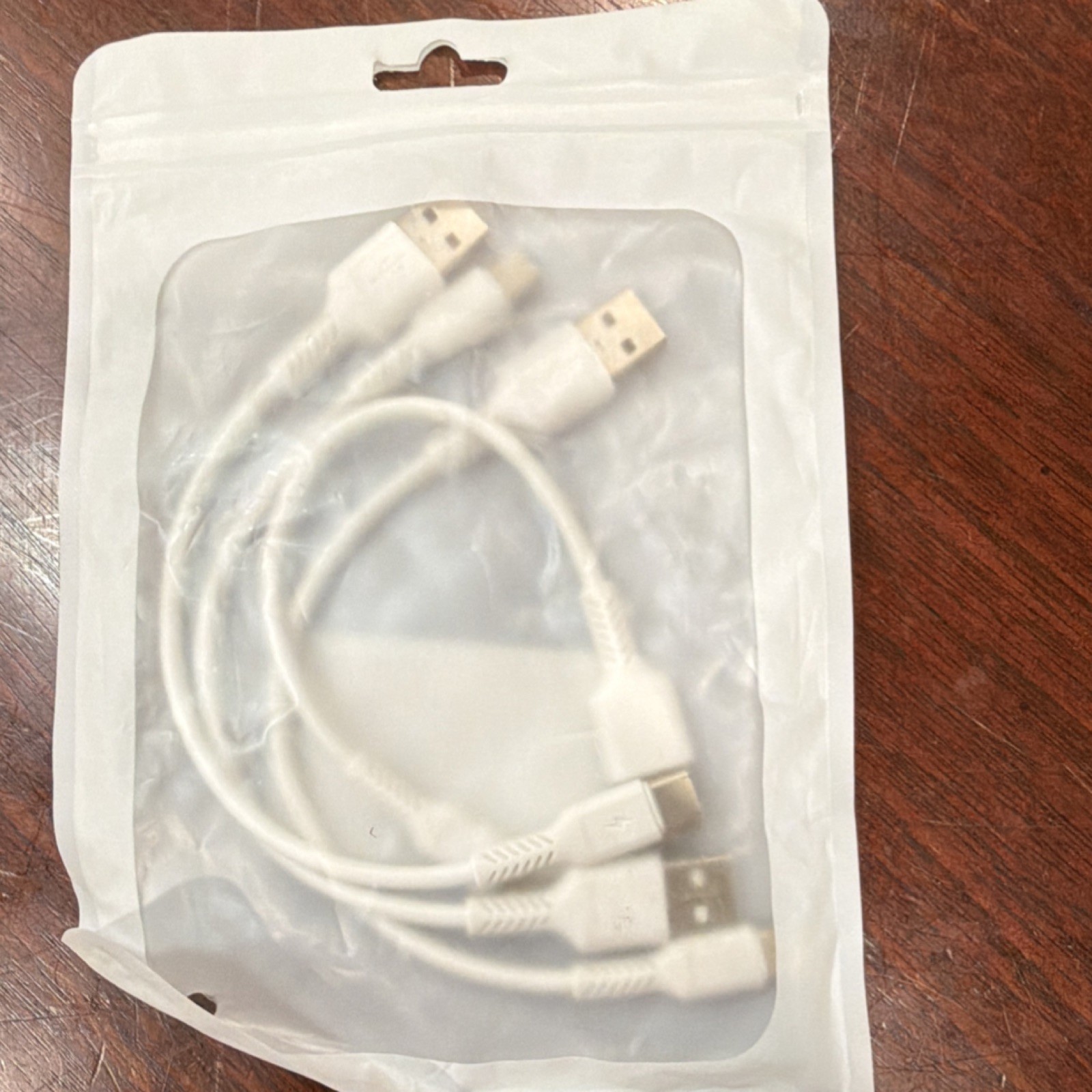 Umefly USB Type-C Male to USB Type-A Male Cable 6 Inch White USB Cable 5 Pack