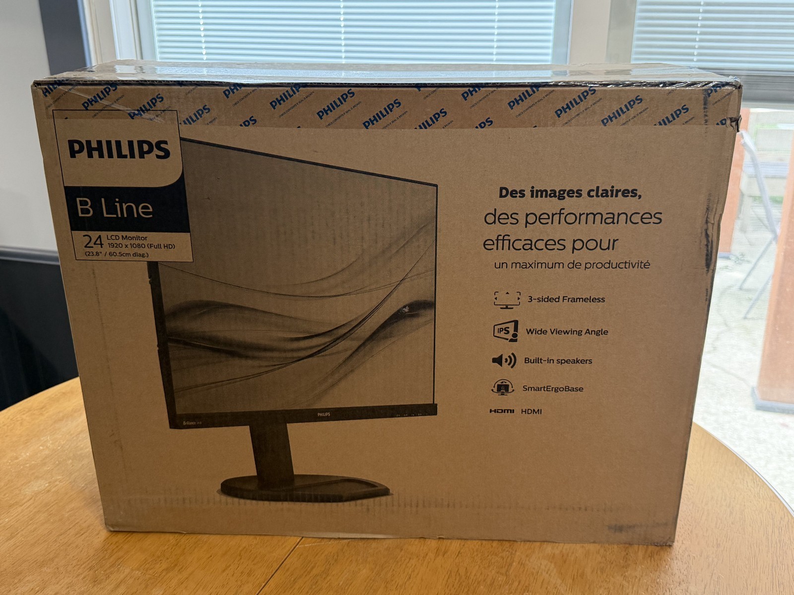 Philips 24" B-Line Full HD 1080p IPS LCD Monitor HDMI/DP 241B8QJEB/27 SEALED NEW